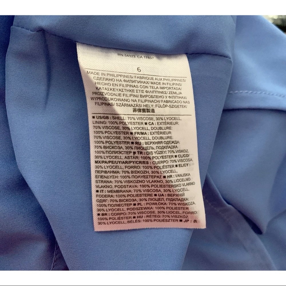Banana Republic Chambray Dress Size 6 - Picture 9 of 10